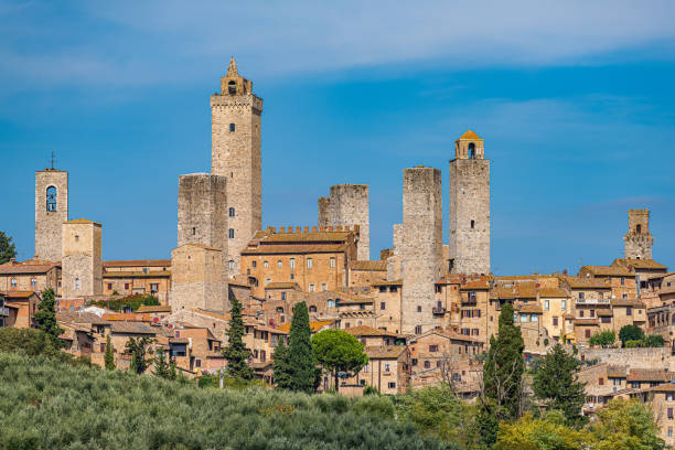 The towers of San Gimignano - fotografia de stock