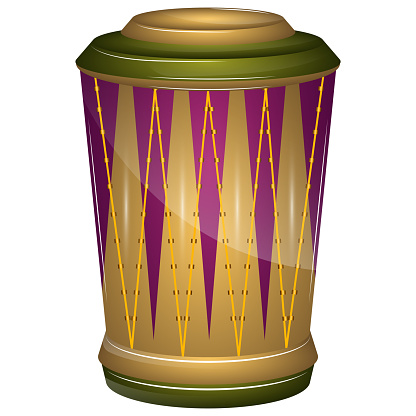 Conga Brazil Isolated Colored Conga Stock Illustration - Download Image Now - Conga ...