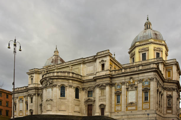 Basilica of Santa Maria Maggiore stock photo