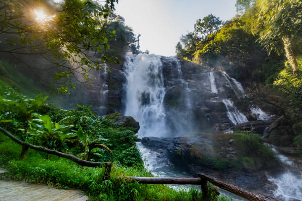 istock Wachirathan Falls Waterfall in Chang Mai Thailand . 1202822049