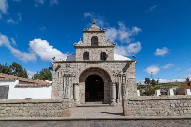 First catholic church built in Ecuador during the conquest, 16th century, La Balbanera
