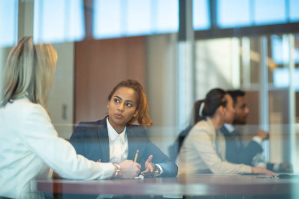 istock Multi-Ethnic Corporate Board Meeting stock photo 1202833377