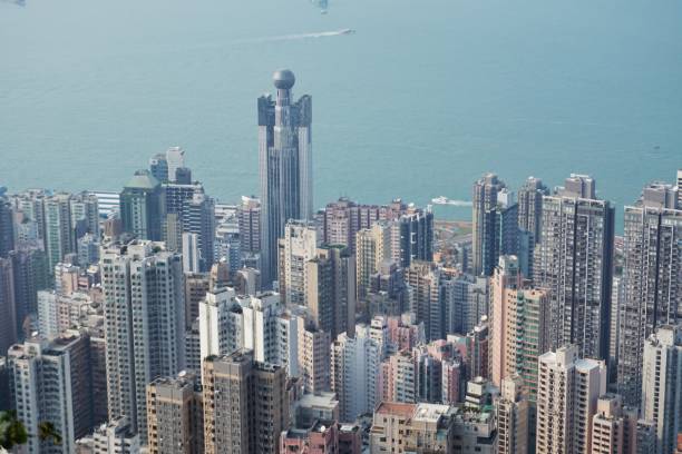 istock Hong Kong daytime skyline from the Peak 1202835912