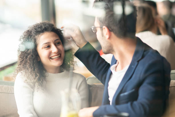istock Young couple in Coffee Shop 1202840290