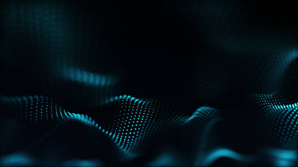 istock Abstract futuristic -  technology with polygonal shapes on dark blue background.  Design digital technology concept. 1202842841