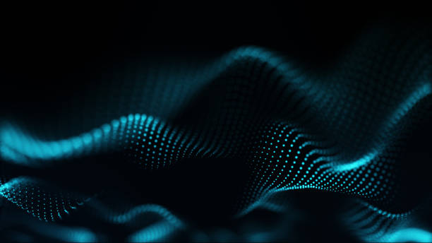 istock Abstract futuristic -  technology with polygonal shapes on dark blue background.  Design digital technology concept. 1202842844