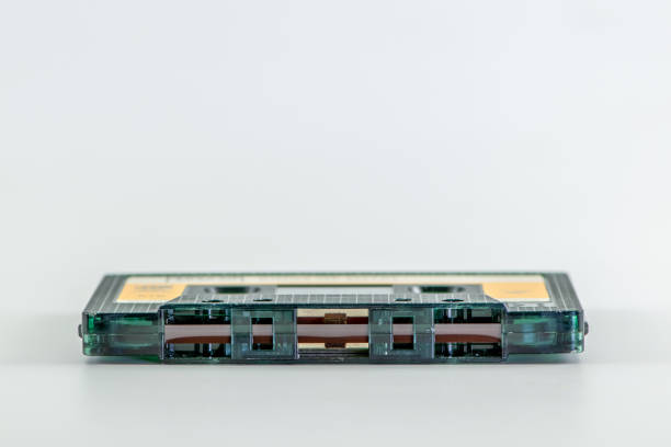 istock Audio cassette isolated on white background with copy space for text. Old audio technology. 1202843822