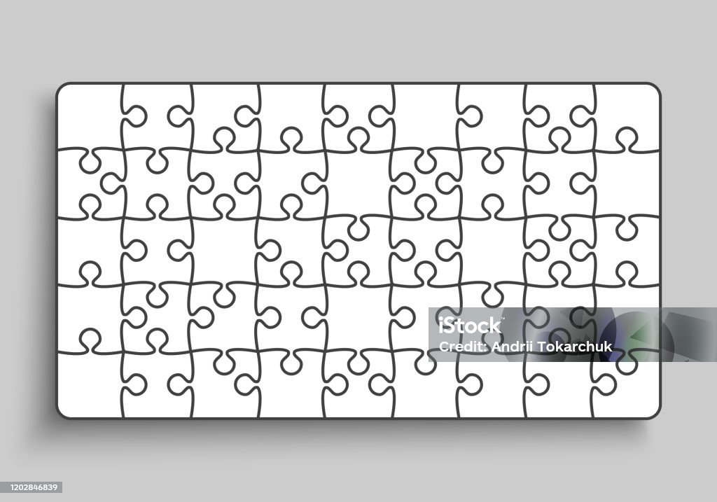 Vetores de Fundo Com Quebracabeça Puzzle 100 Peças Separadas Brancas e mais  imagens de Abstrato - iStock