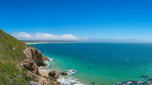 istock Dramatic South African coastline ocean nature background 1202847014