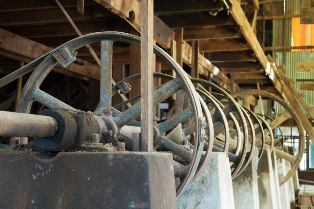 istock Large antique rice milling machine That has been discontinued 1202848150