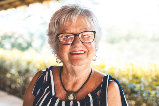 istock Mature woman looking at camera 1202862563