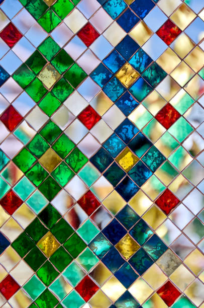 Detail of a mosaic on the wall - Turkey