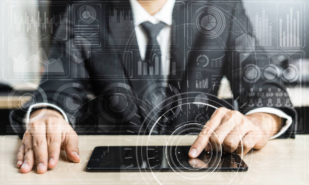 istock Big Data Technology for Business Finance Concept. 1202869216