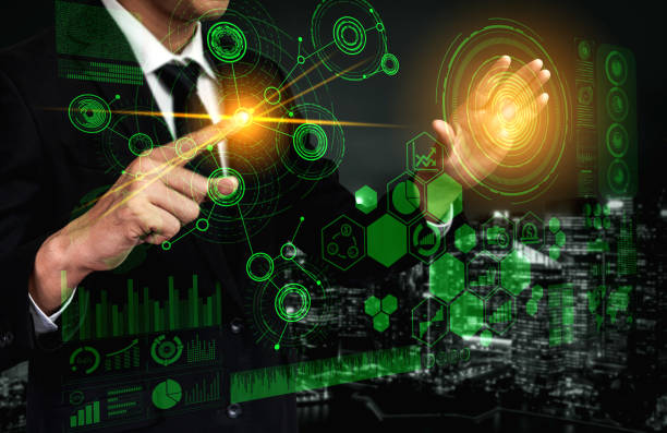 istock Big Data Technology for Business Finance Concept. 1202869247