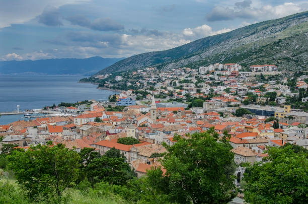 istock View from above on Senj town, Croatia 1202876551