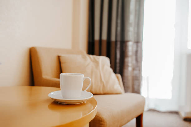 istock cozy, modest interior space for communication or reception with a psychotherapist, an easy chair and white dishes 1202882839