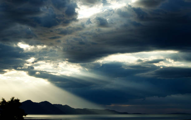 istock Sun Flares over the Great Salt Lake 1202889935
