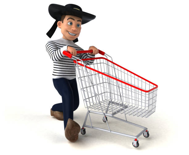 istock Fun 3d cartoon breton character 1202890052