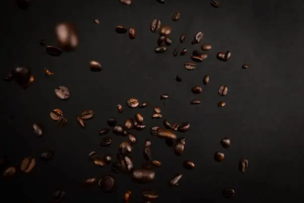 Photo of Coffee beans explosion