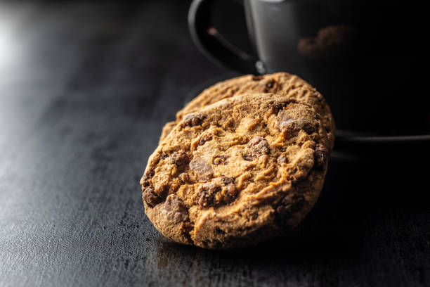 istock Sweet chocolate cookies. 1202892043