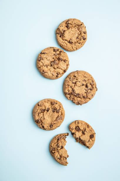 istock Sweet biscuits. Chocolate cookies. 1202892061