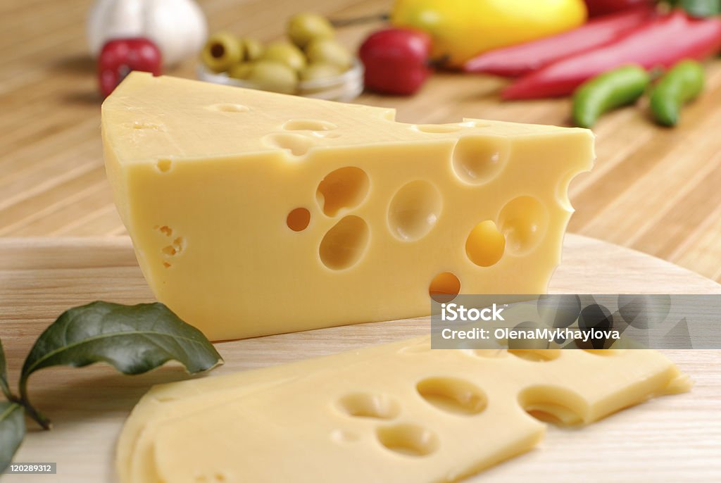 치즈, 야채면 - 로열티 프리 마스담 치즈 스톡 사진