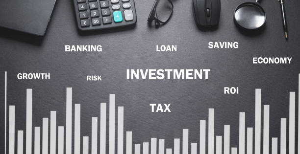 istock Financial chart with a business objects. Business, Investment 1202893781