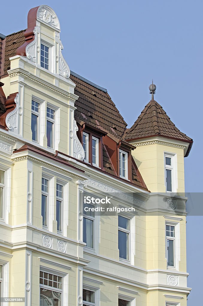 Fachada de Art Nouveau de construção em Kiel Alemanha - Royalty-free Alemanha Foto de stock