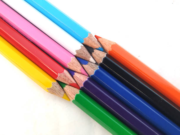 istock colorful pencil isolated on white background 1202895076