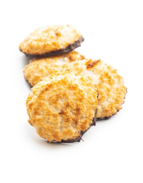 istock Coconut cookies with chocolate. 1202895593