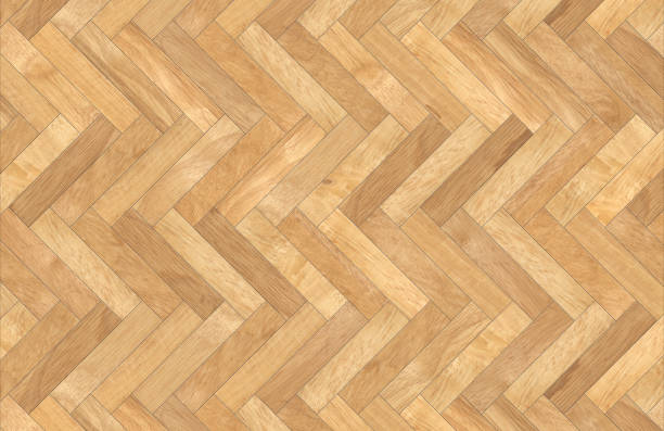 Herringbone wooden parquet - Texture and background top view High resolution of a perfect herringbone wooden parquet - Texture and background top view herringbone stock pictures, royalty-free photos & images