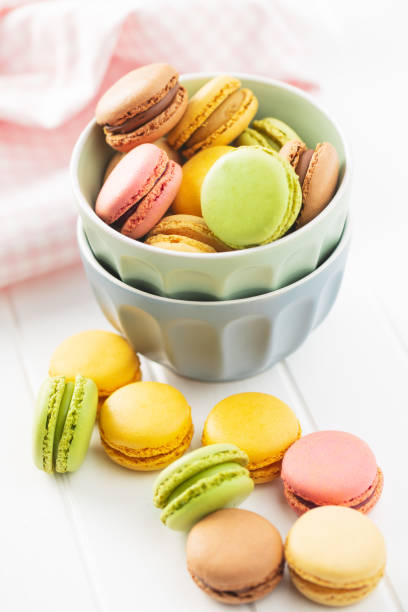 istock Sweet colorful macarons 1202897778