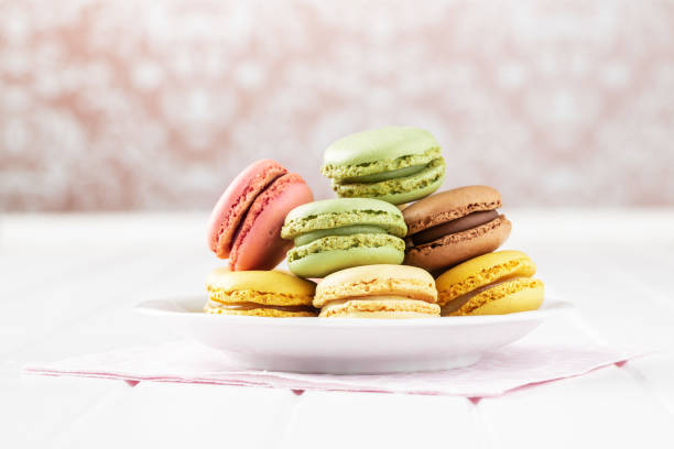 istock Sweet colorful macarons 1202897799