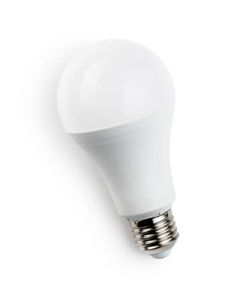 lâmpada de economia de energia. lâmpada led. - daylight savings - fotografias e filmes do acervo