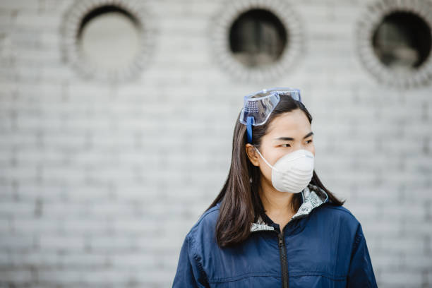 istock Asian women wear masks 1202901588
