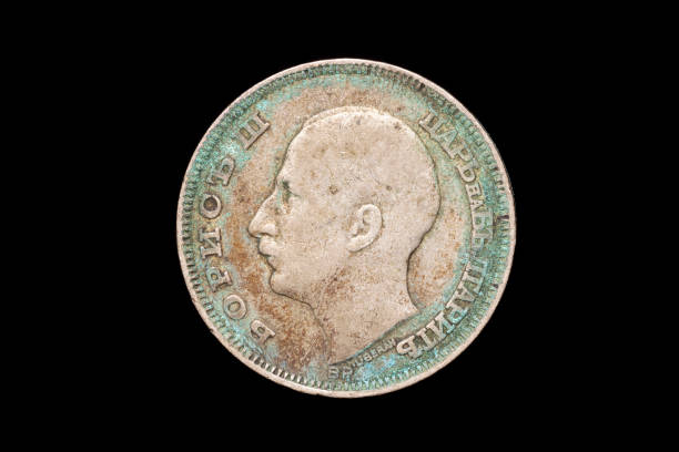 istock Old Bulgarian 100 leva coin from 1930, obverse 1202904862