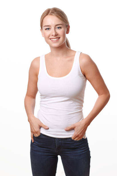 istock Happy relaxed smiling young woman 1202911344