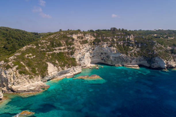 istock Beautiful wild coast around Mediterranean island 1202913037