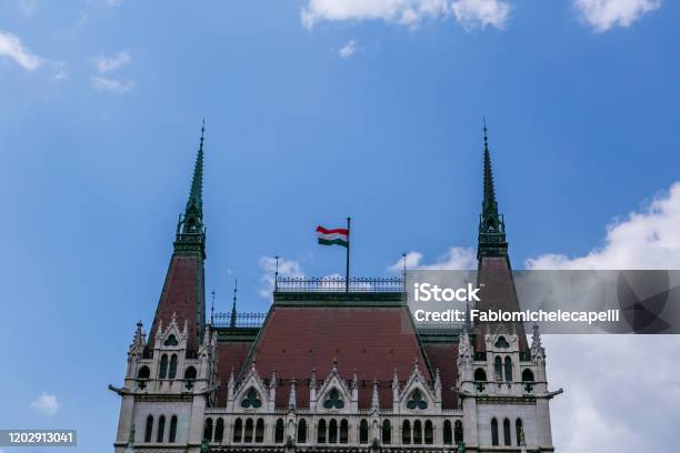 Photo libre de droit de Parlement De Budapest banque d'images et plus d'images libres de droit de Angle de prise de vue - Angle de prise de vue, Architecture, Bleu