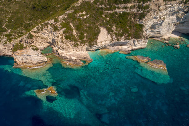 istock Beautiful wild coast around Mediterranean island 1202913074