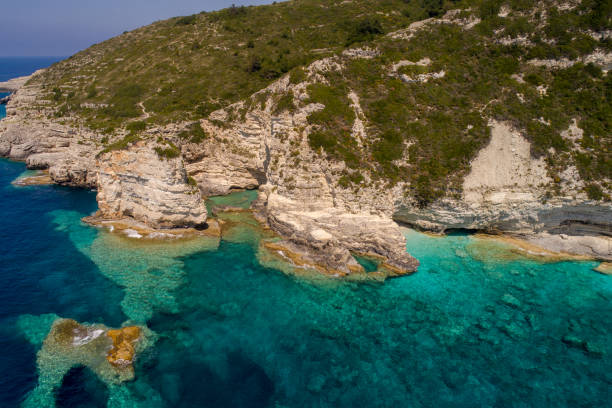 istock Beautiful wild coast around Mediterranean island 1202913296