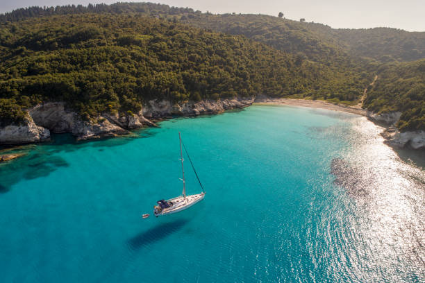 istock Beautiful coast around Mediterranean island 1202913417