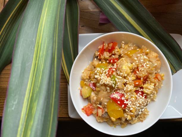 istock japanese rice with chicken and vegetables 1202914991