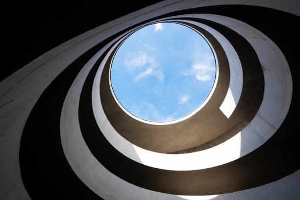 istock Modern driveway in a parking garage in Leipzig, Germany 1202916430