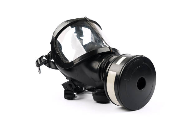 istock Gas mask isolated on white background 1202916994