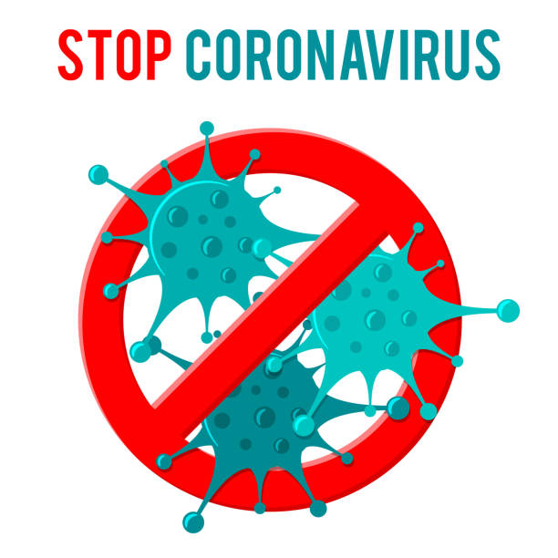 illustrations, cliparts, dessins animés et icônes de stop 2019-ncov coronavirus signe - n&