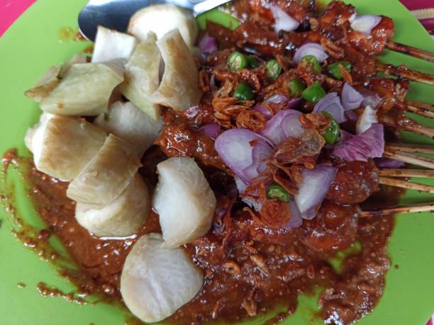 istock Spicy Madura Chicken Satay 1202924873