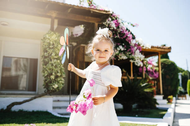 istock Cute little girl posing 1202928116