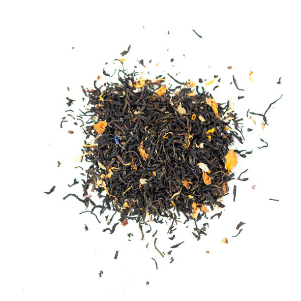 istock natural black tea with petals of mallow 1202933338