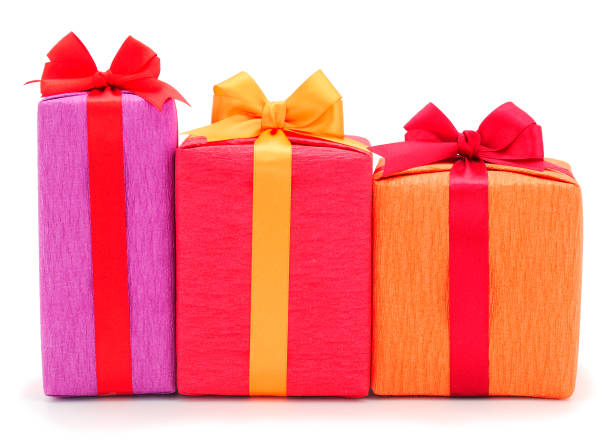 istock Gift boxes, gifts on a white background isolated. 1202938015